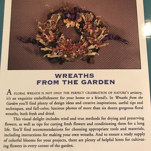A beautiful book - WREATHS from the Garden - Picture 4 of 5